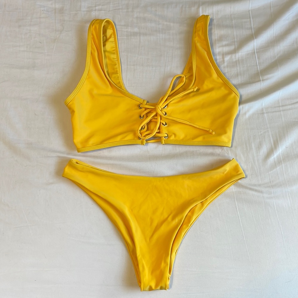 Yellow Zaful Bikini